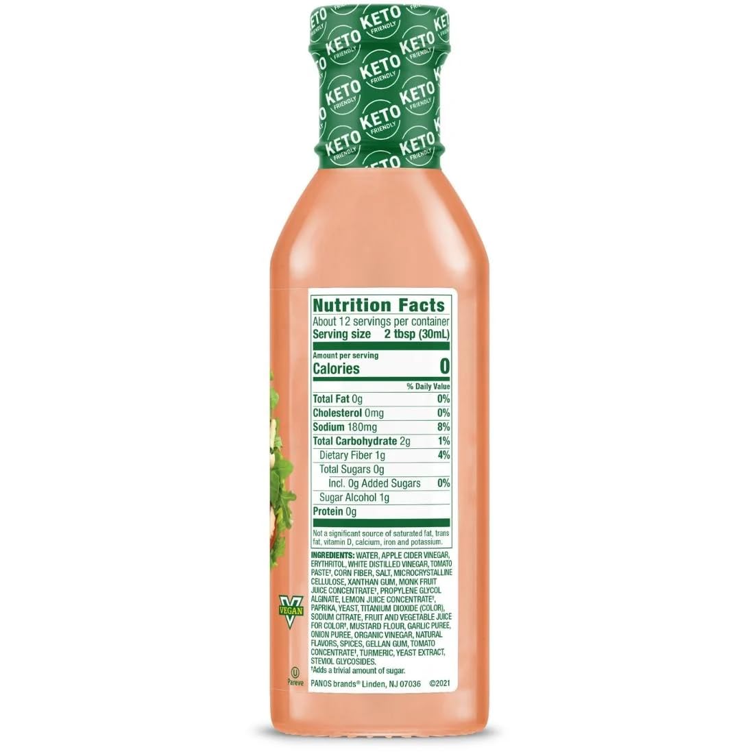 Walden Farms Russian Dressing - Calorie-Free, Gluten-Free, Low Carb, Keto-Friendly, Sugar-Free, Sweet & Tangy Russian Flavor, (1
