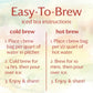 Grace Farms Organic Iced Tea - Rooibos Chai, Sugar-Free, 12 Brew Bags (1qt each), Refreshing & Spiced, Easy Cold Brew