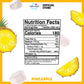 Mogu Mogu Drink Pineapple Juice (6 Bottles) Delicious Drinks Made With Fruit Juice And Nata De Coco (Coconut Jelly) Fun Chewable