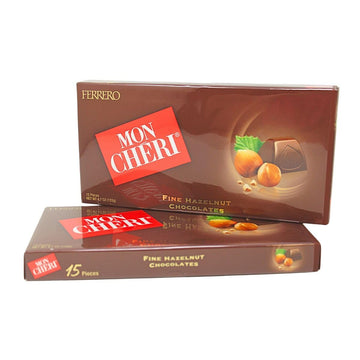 Mon Cheri Hazelnut Chocolates, 15 Pieces, 4.7 Ounce Pack of 2, Premium Quality, Perfect for Gifting