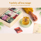 The Vedas Book Of Tea Gift Set | Assorted Tea Bags Gift Box | 12 Exotic Herbal Tea Blends | 4 Units Of Each Variety, Net 48 | Be
