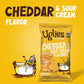 Uglies Cheddar And Sour Cream Kettle-Cooked Potato Chips, Gluten-Free Snacks, Kosher Chips, Non-Gmo Snacks For Kids Or Office, L