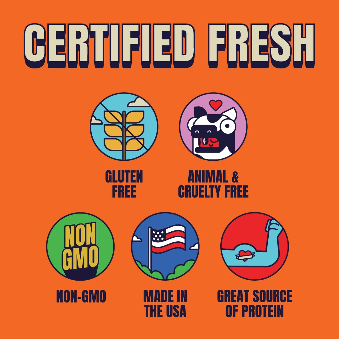 Louisville Vegan Jerky Buffalo Hot Wing - Gluten-Free High Protein Vegan Snacks - 3 oz, 3 Pack