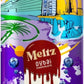Meltz Pistachio Dubai Chocolate Blueberry Cheesecake Knafeh Bar - 192g, Filled with Berry Cream, Individually Wrapped Treat