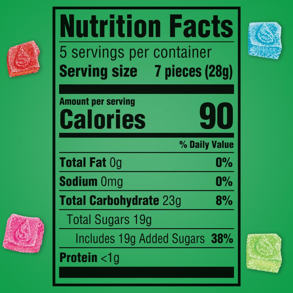 STARBURST Gummies Sours, Gummy Candy, 5 oz. Bag, Bulk Candy Pack of 12