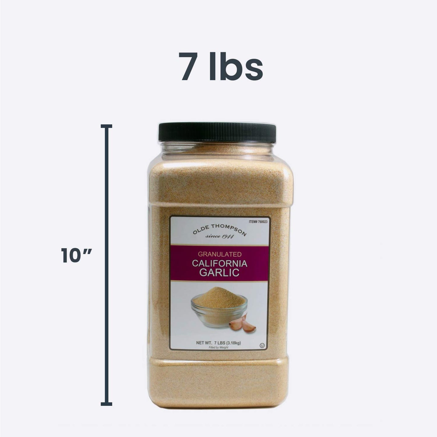 Olde Thompson Granulated California Garlic, 7 Pound, Bulk Size