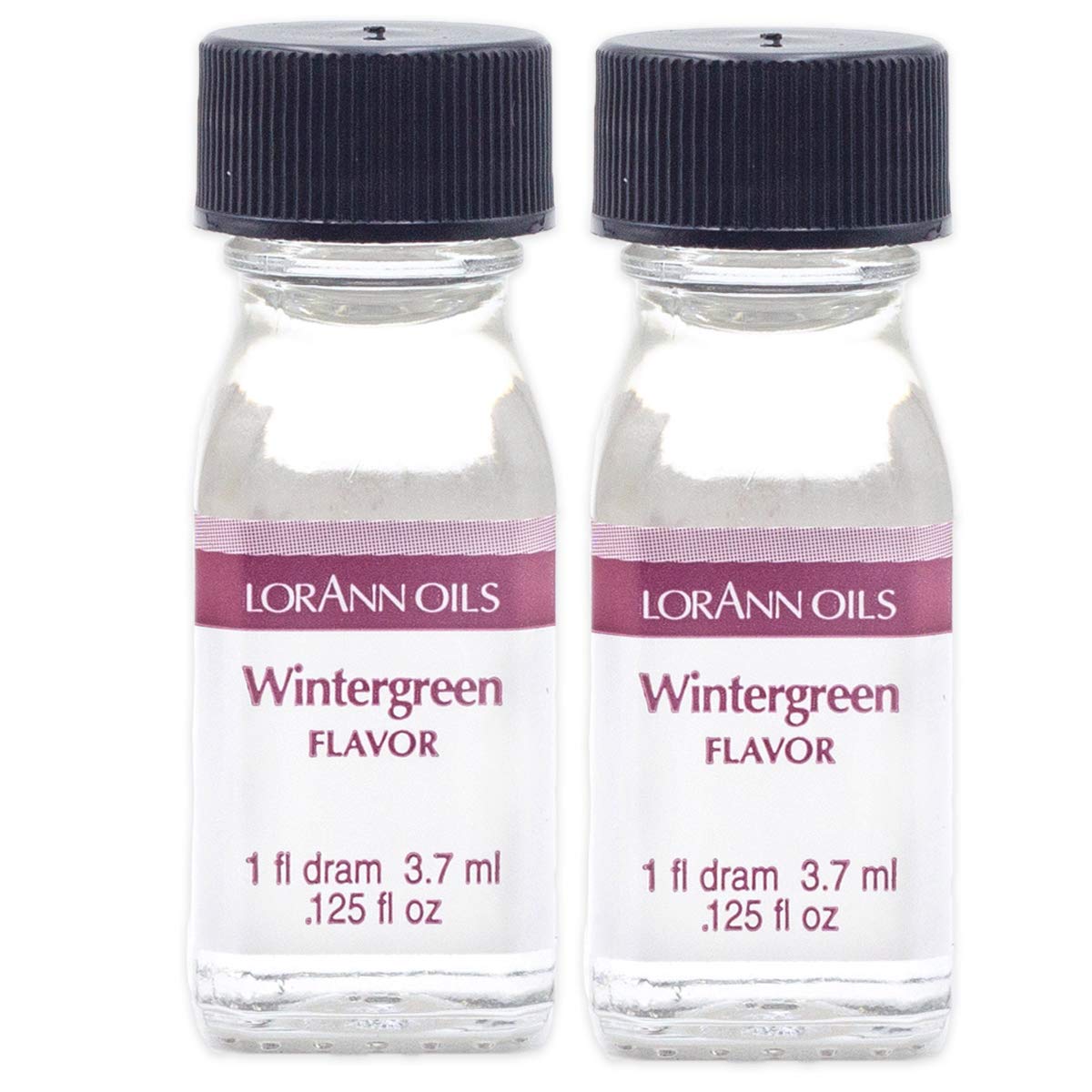 LorAnn Wintergreen SS Flavor, 1 dram bottle (.0125 fl oz - 3.7ml - 1 teaspoon) - 2 Pack