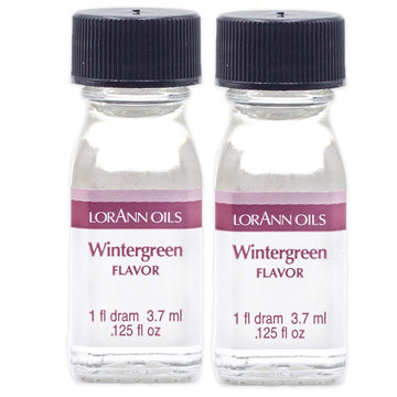 LorAnn Wintergreen SS Flavor, 1 dram bottle (.0125 fl oz - 3.7ml - 1 teaspoon) - 2 Pack