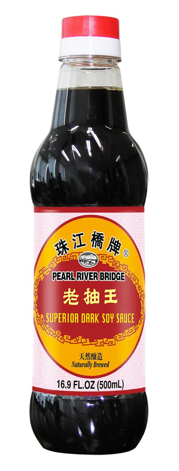 Pearl River Bridge Superior Dark Soy Sauce, Plastic Bottles, 16.9 oz