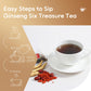 FullChea - Ginseng Six Treasure Tea  30 Teabags  Traditional Chinese Herbal Blend for Kidney Health  Detox Tea With Ginseng  Mulberry  Huangjing  Maca  Goji Berry  Red Dates  Yam - Support Wellness