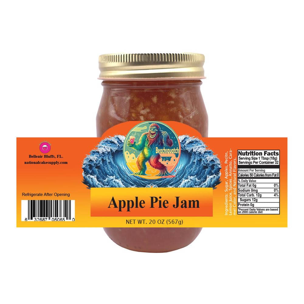 Beachsquatch Apple Pie Jam, 20 ounce jar