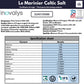 Le Marinier French Sea Salt Grey Coarse, 1.1lb (18oz) - 100% Natural, Unrefined, Hand Harvested Mineral Salt, Sel Gris