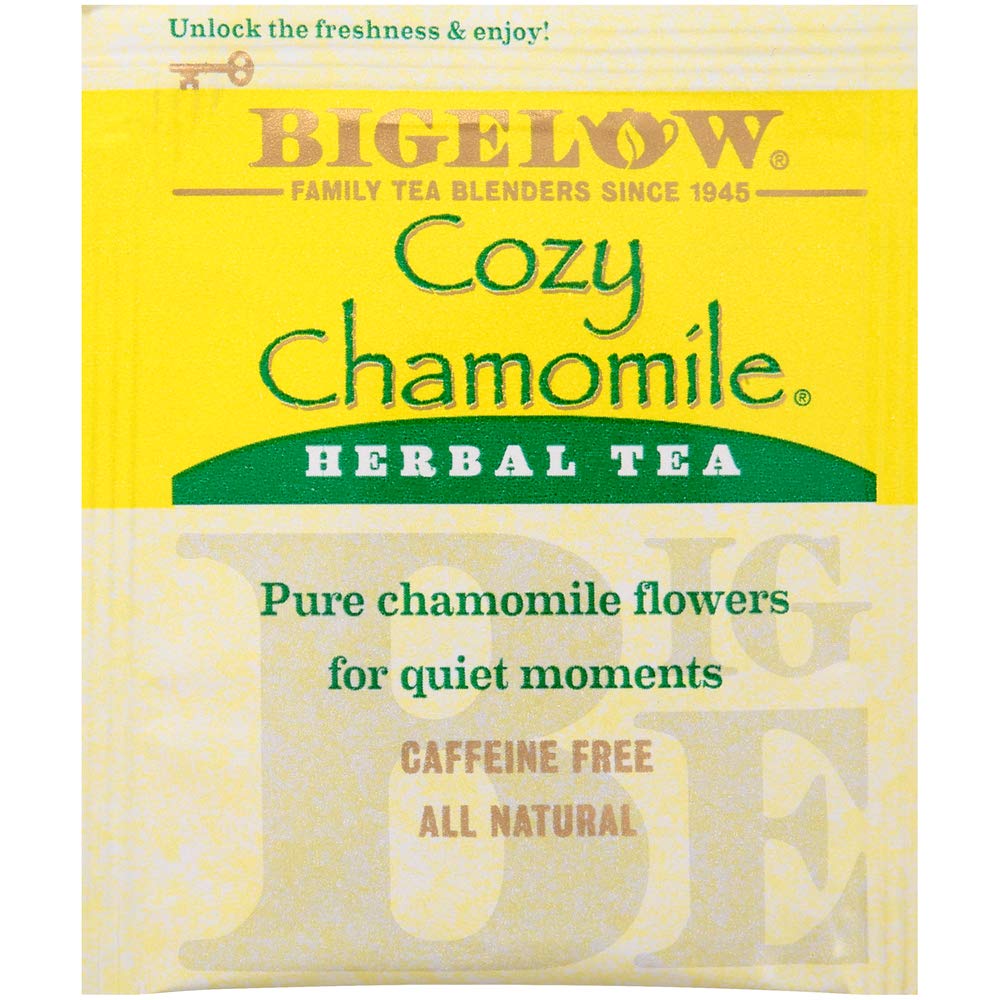 Bigelow Single Flavor Tea, Cozy Chamomile, 28 Bags/Box
