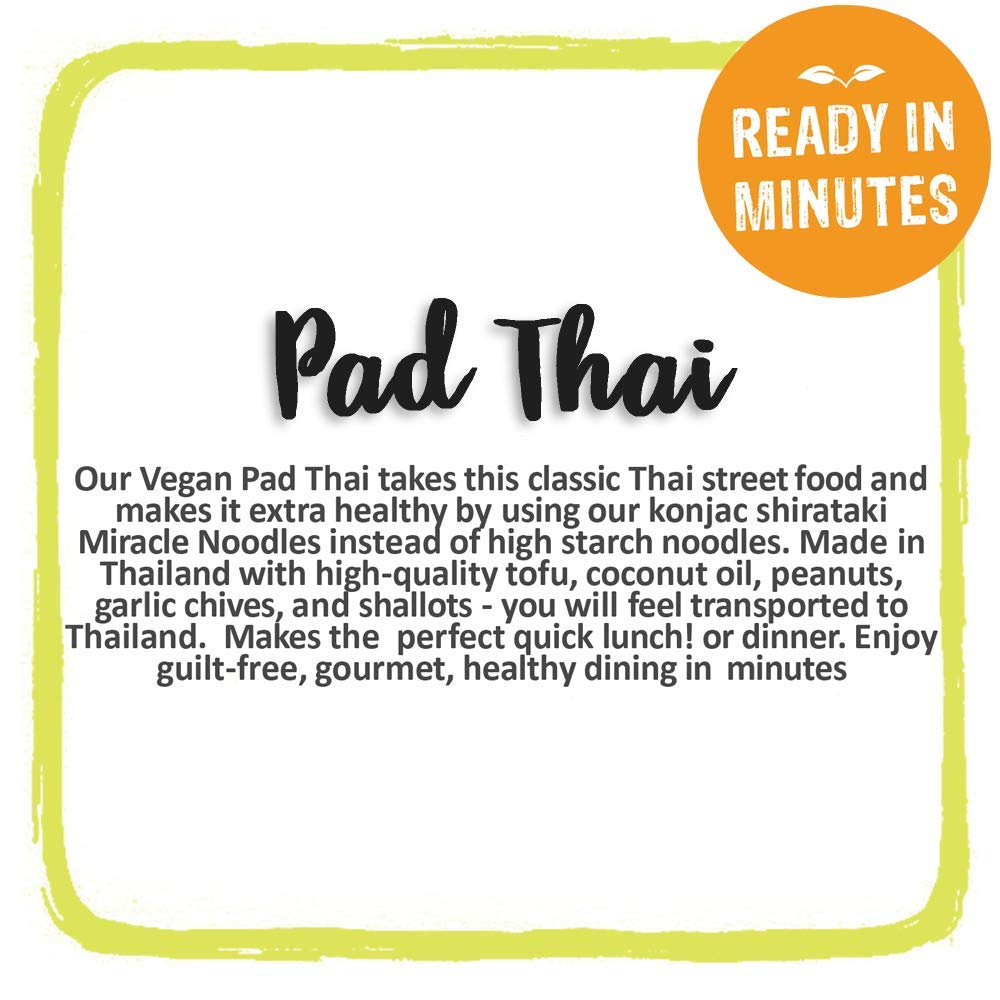 MIRACLE NOODLE Ready To Eat Pad Thai, 10 OZ