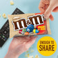 M&M'S Almond Chocolate Candy Sharing Size 2.83-Ounce Pouch 18-Count Box