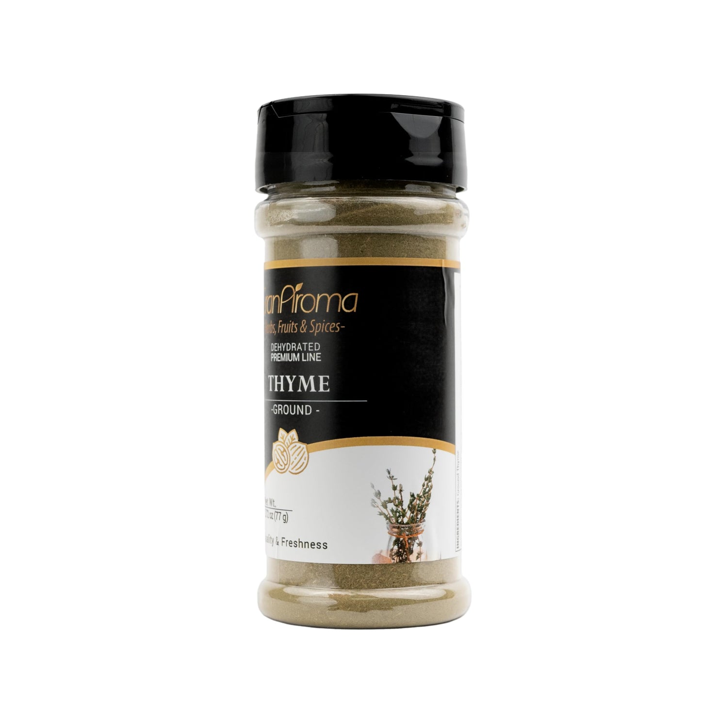 Granaroma Ground Thyme, Traditional Herb, Aromatic (2.72 Ounce)