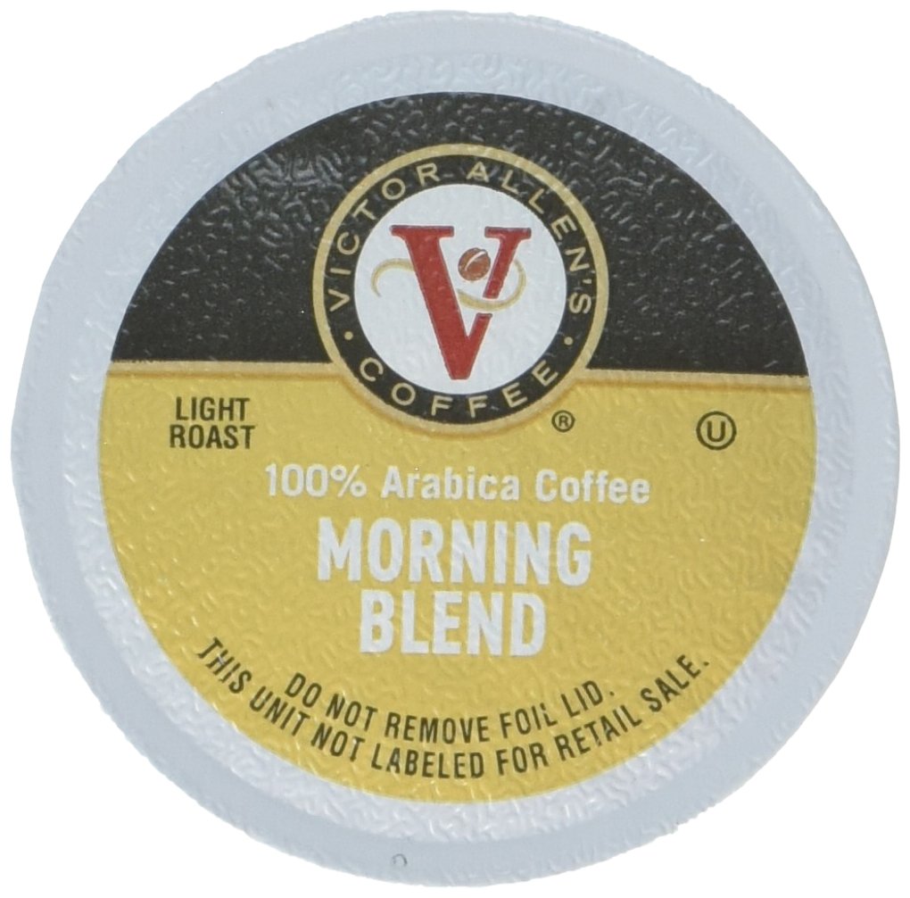 Victor Allens Coffee Morning Blend K-Cup Pods, 72 Count (Pack of 6)