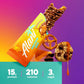 Alani Nu Protein MUNCHIES Bars, High Protein 18g, Low-Sugar 6g, Gluten-Free, Pack of 12, Brown