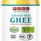 Grass-Fed Cultured Ghee, Certified Paleo, Keto Certified, Truly Grass Fed Certified 14.3 fl oz) glass jar
