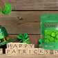 Fruidles Chocolate Green Coins - 50 Pack, Premium Belgian Milk Chocolate, Nut-Free, Kosher, St. Patricks Day Shamrock Leprechaun