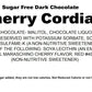 Andy Anand Gourmet Sugar Free Vegan Dark Chocolate Cherry Cordials | Exquisite Taste, You Won'T Believe It'S Sugar Free | Elegan