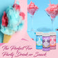 Cotton Candy Floss Sugar Package of ct-(Pink Vanilla  Blue Raspberry & G)-8.5oz Each Flavor W/ 50 Paper Cones