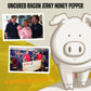 Pork Barrel BBQ Honey Pepper Bacon Jerky, Uncured, Gluten Free Protein Snack, 2 oz (Pack of 3)