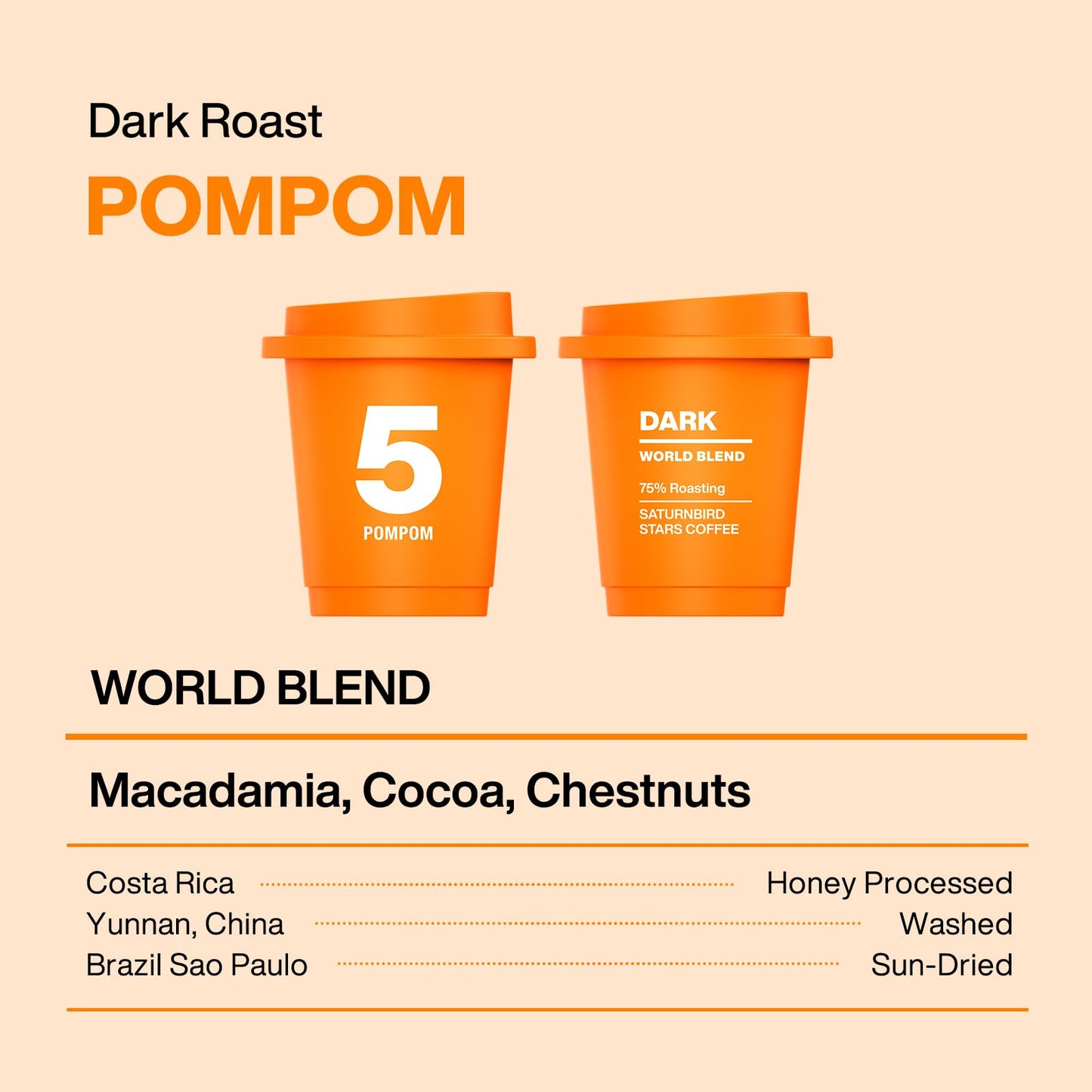 SATURNBIRD Coffee Instant Cold Brew  Dark Roast (NO.5)  100% Arabica Coffee Powder  Enjoy Cold/Hot  24 Single Serves Perfect for Iced Coffee  Camping  Travel  Home  Office