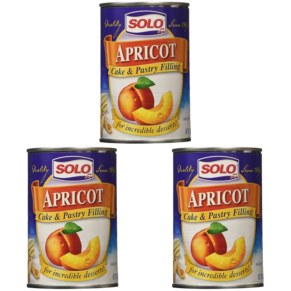 Solo Apricot Cake And Pastry Filling, 12 Ounce (Pack Of 6)