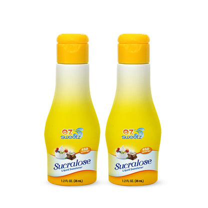 EZ-Sweetz (1.2oz - Liquid Sweetener 450 Servings/Bottle | 2Pack)