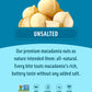 Mauna Loa Premium Hawaiian Roasted Macadamia Nuts, Unsalted Flavor 4 Oz (Pack Of 6)