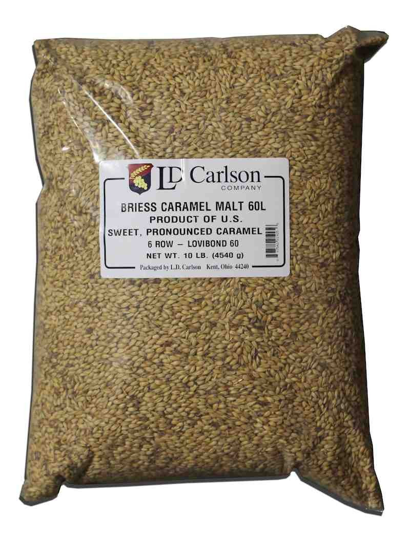Briess Grain U.S. Beverage Makers Malt For Malt Drink Making & Home Brewing 10 Lb (Caramel 60L)