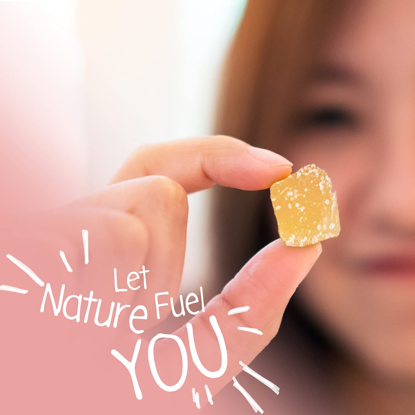 Fuel By Nature Dried Crystallized Ginger, High Energy Snack, 3 lb, Bulk Packaging