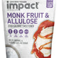 impact your life. your world. Monk Fruit Allulose Sweetener, Zero Calorie, Keto Friendly, 4 lb Bag