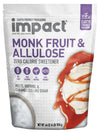 impact your life. your world. Monk Fruit Allulose Sweetener, Zero Calorie, Keto Friendly, 4 lb Bag
