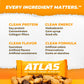 Atlas Bar - 20g Protein, 1g Sugar, 0g Seed Oils, 0g Artificial Sweeteners (Peanut Butter Chocolate Chip, 36 Count)