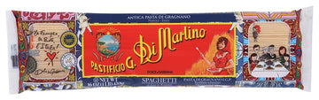 Pastificio Di Martino - Spaghetti Pasta 16oz (1 Pack) Made with 100% Italian Durum Semolina Wheat, Spaghetti Noodles Made in Ita