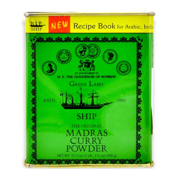 Ship Brand Madras Curry Powder In Can 500-Gram (Pack Of 1)