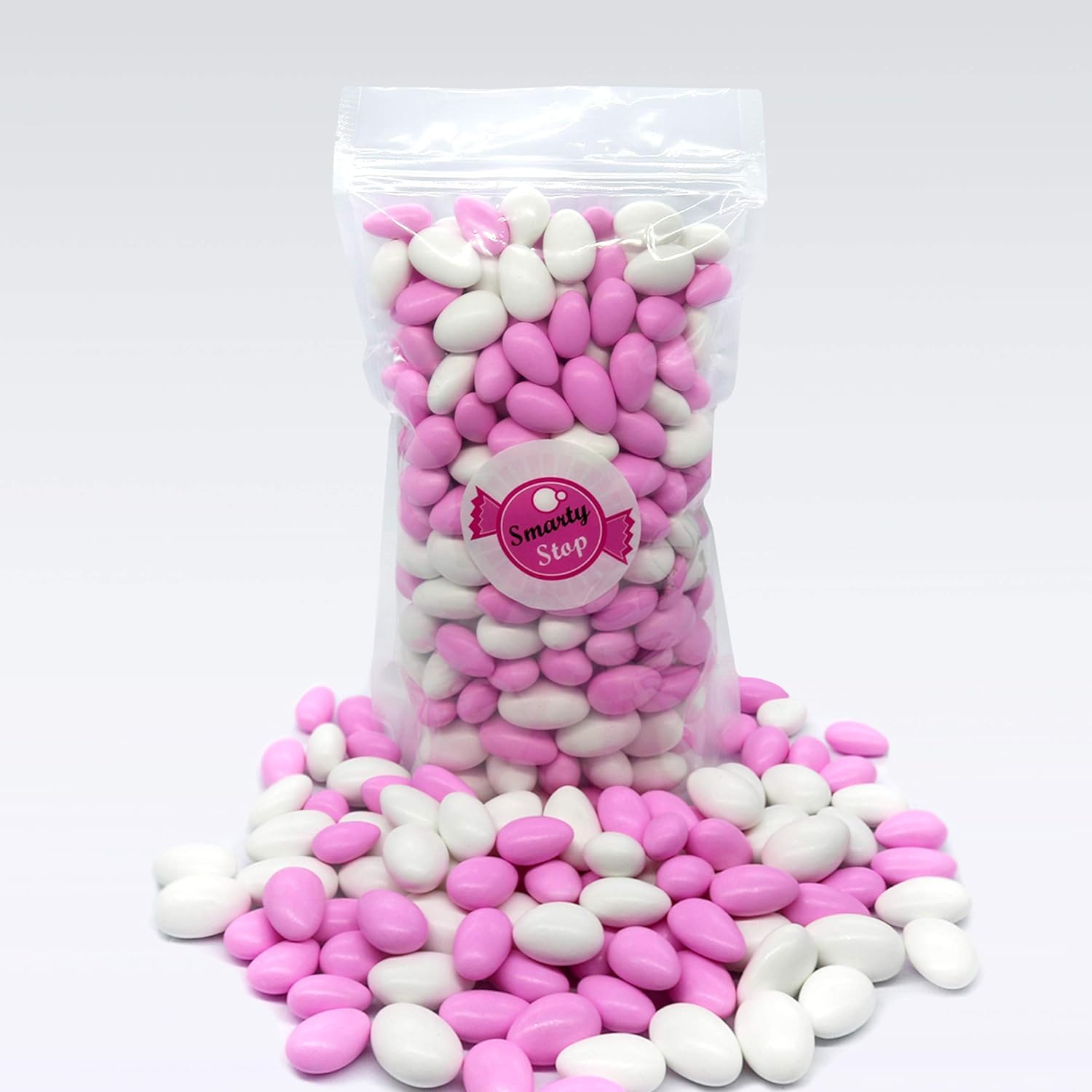 Smarty Stop Jordan Almond Collections (Pink & White, 1 Pound (Pack Of 1))