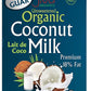 Jiva Organics Organic Coconut Milk 13.5 Ounce (Pack of 12) - Unsweetened, Premium FULL 18% Fat, Vegan, Paleo, No Guar Gum, BPA F