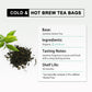 RIANTEA Organic Jasmine Green Tea Bags - 100% Natural Whole Leaf, Low Caffeine, Non-GMO, 36 Counts