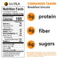 Olyra Breakfast Biscuits Cinnamon Tahini, Kids Healthy Snacks, Low Sugar, High Fiber, Plant-Based Protein Cookies, Organic Break