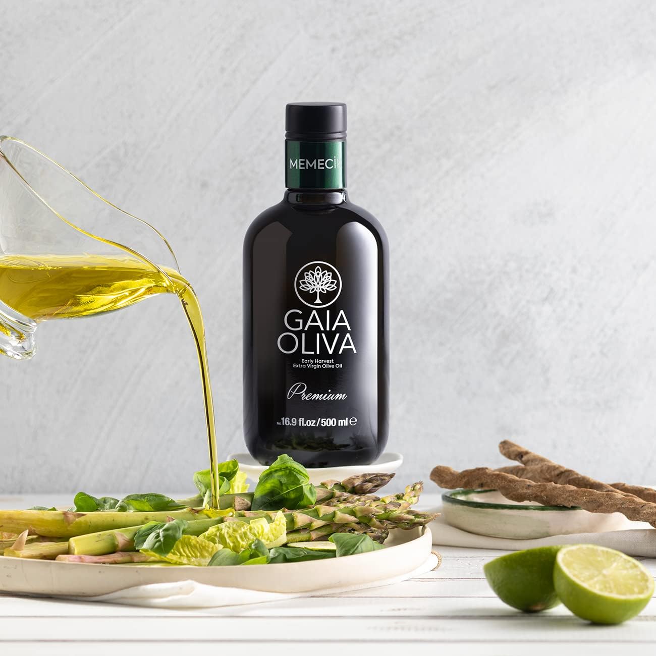 Gaia Oliva Cold Press Extra Virgin Olive Oil, Early Harvest Robust Fresh Premium Olive Oil From Aegean Region, Aeite De Oliva Ex