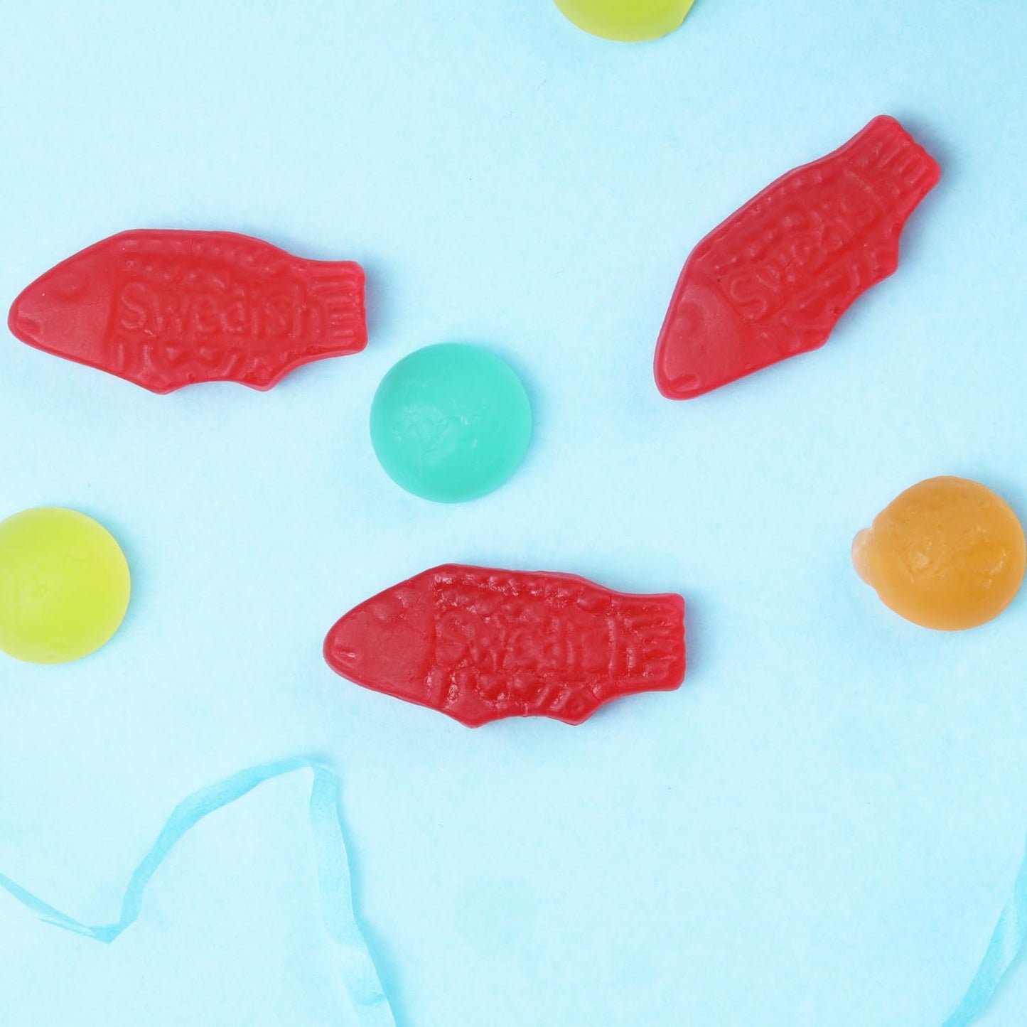 Sweetzo Swedish Fish Easter Candy For Egg Hunts And Basket Stuffers, (Pack Of 2) (Gummies)