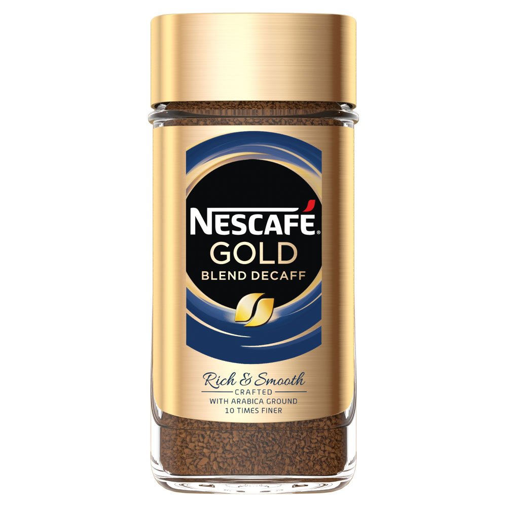 Nescafe Gold Blend Decaf Freeze Dried Instant Coffee 200G
