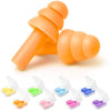 Earplugs For Sleeping Noise Cancelling, Reusable Ear Plugs- Super Soft, Silicone Ear Plug, For Sleeping 8 Pairs, Swimming, Snori