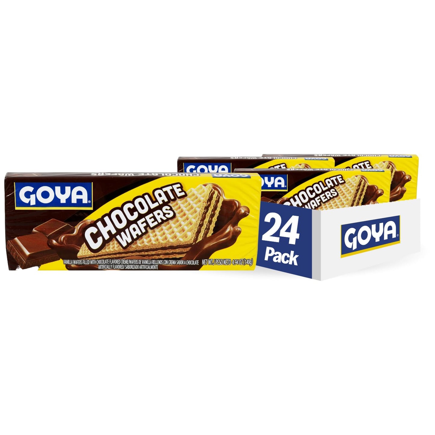 Goya Foods Chocolate Wafers  4.94 Ounce (Pack Of 24)