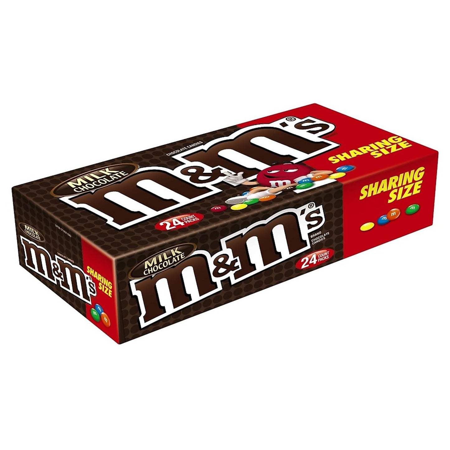 M&Ms Milk Chocolate King Size - 24 Count