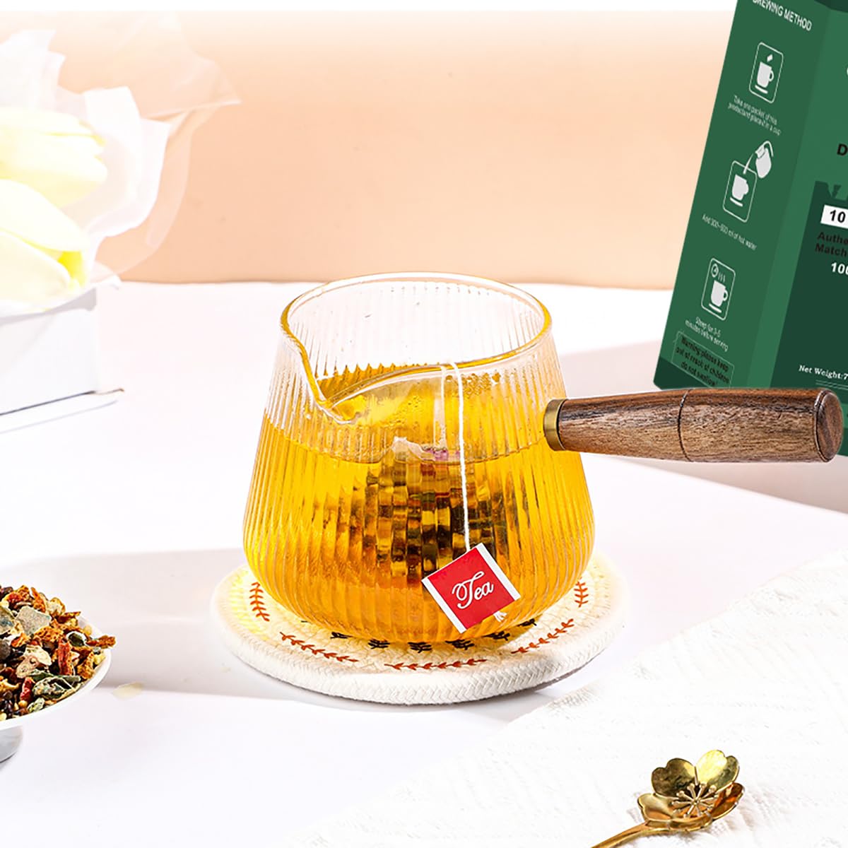 SIRDIKA Oil Flush Tea - 10 Herbal Tea Bags for Liver Cleansing - 1 Box (15pcs)