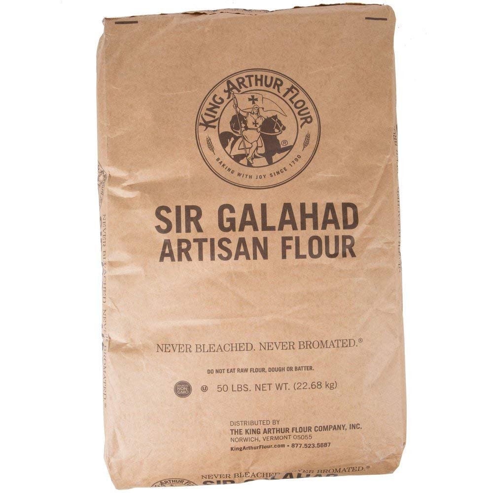 JERVAMNI King Arthur Flour Sir Galahad, All-Purpose Artisan Flour, 800 Ounce (50 Pound Pack)